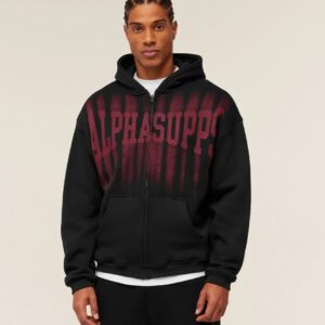 Sudadera de AlphaSupps de estilo urbano y deportivo, diseñada para ofrecer comodidad y calidez